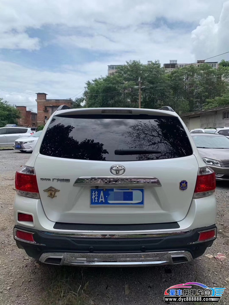 14年丰田汉兰达suv已售