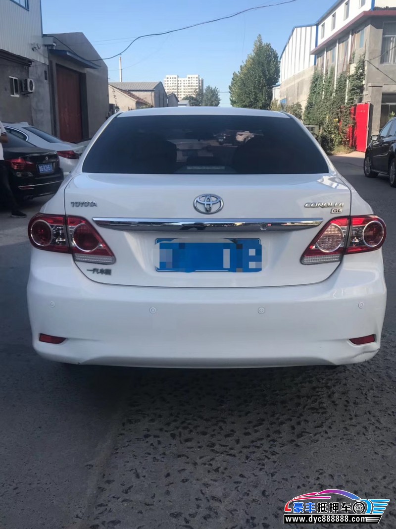 13年丰田卡罗拉轿车已售