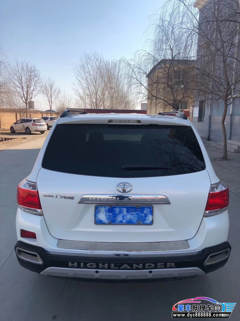 13年丰田汉兰达suv [在售]