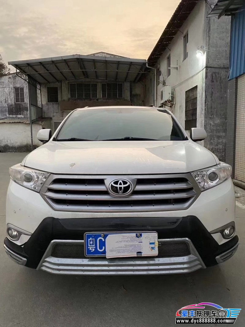 14年丰田汉兰达轿车已售