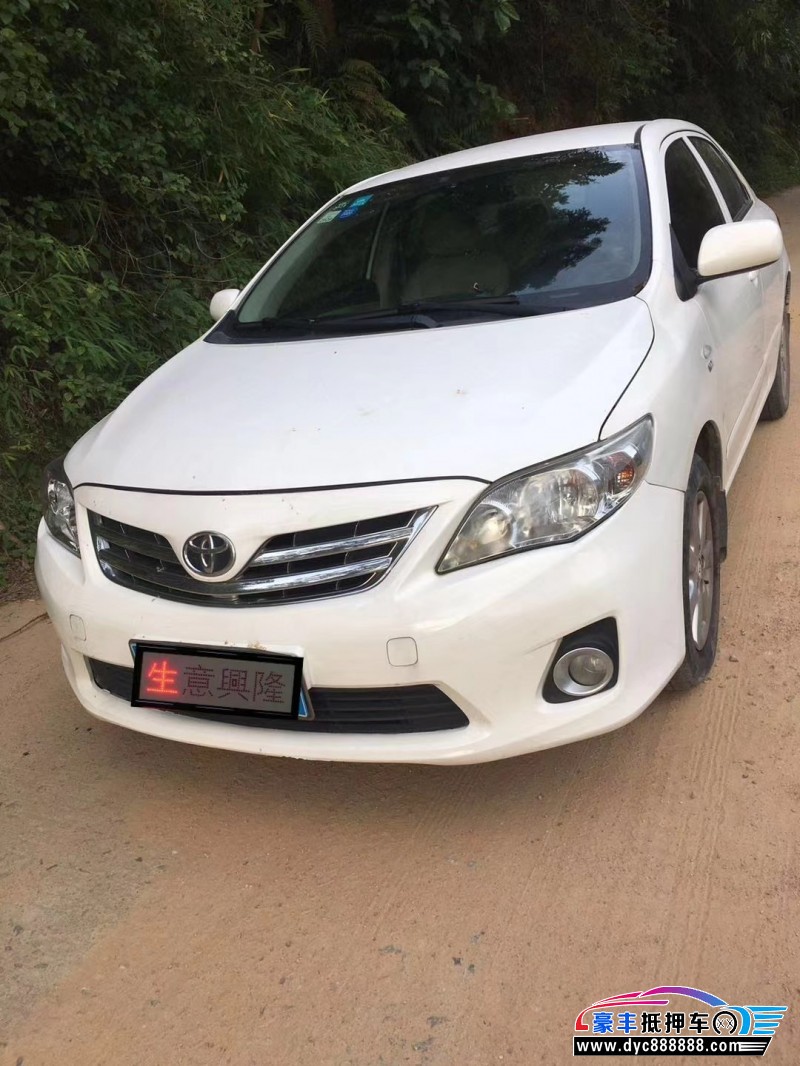 14年丰田卡罗拉轿车已售