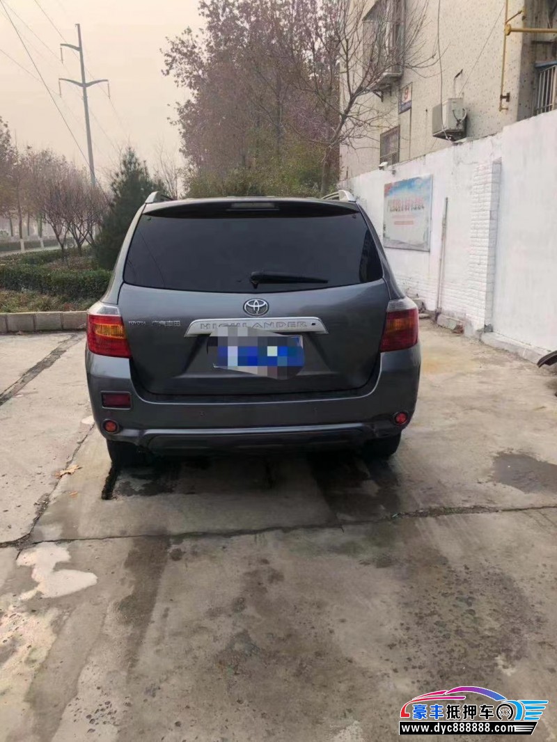 10年丰田汉兰达suv已售
