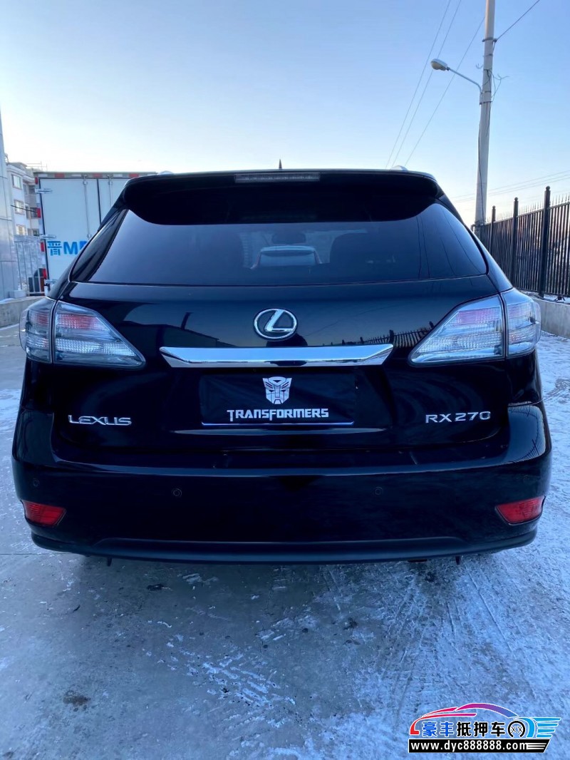 11年雷克萨斯rxsuv [已售]