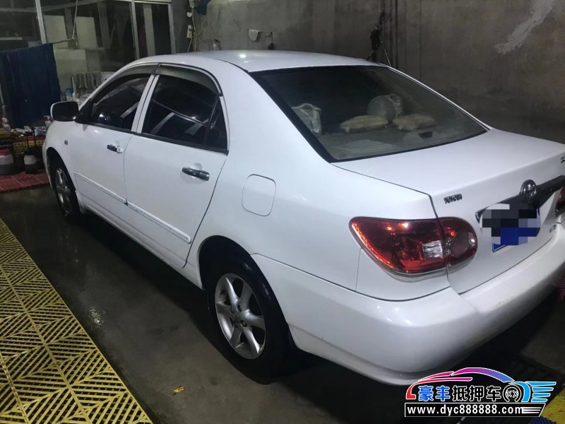 10年丰田花冠轿车抵押车 我要买车 豪丰优朋抵押车网