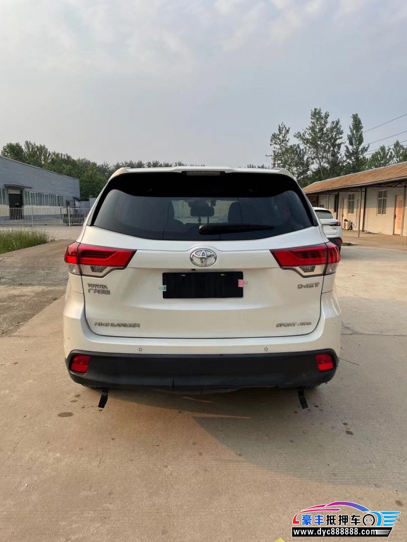 18年丰田汉兰达suv抵押车_我要买车-豪丰优朋抵押车网