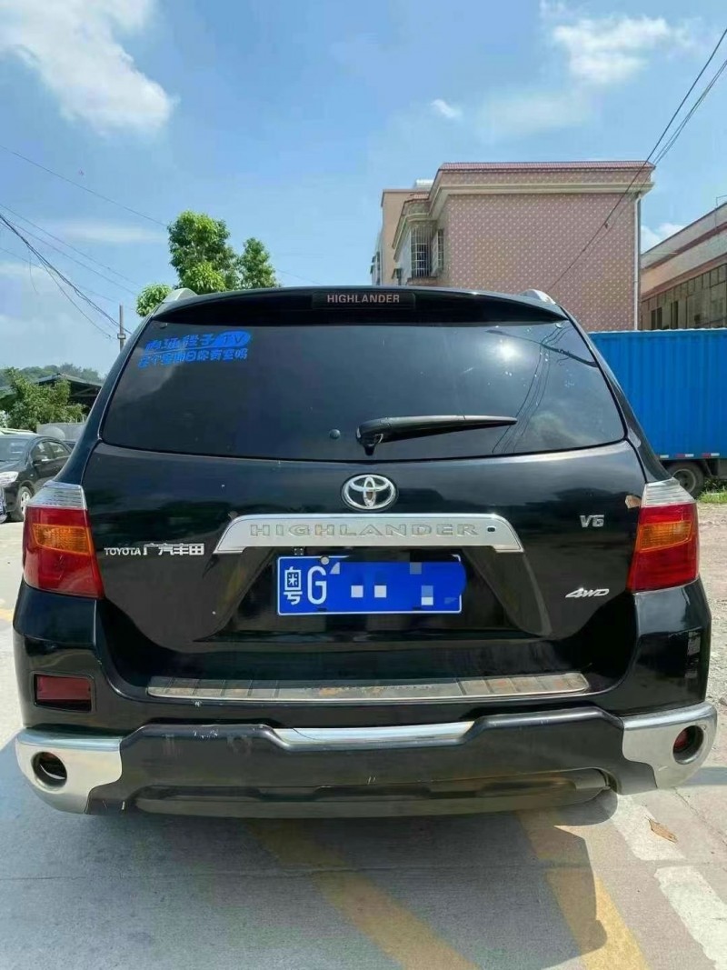 09年丰田汉兰达suv已售