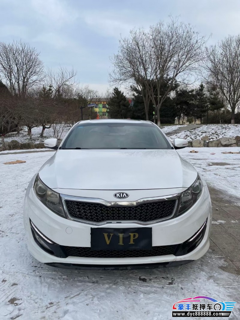 12年起亚k5轿车抵押车出售